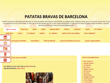 Tablet Screenshot of bravasbcn.com